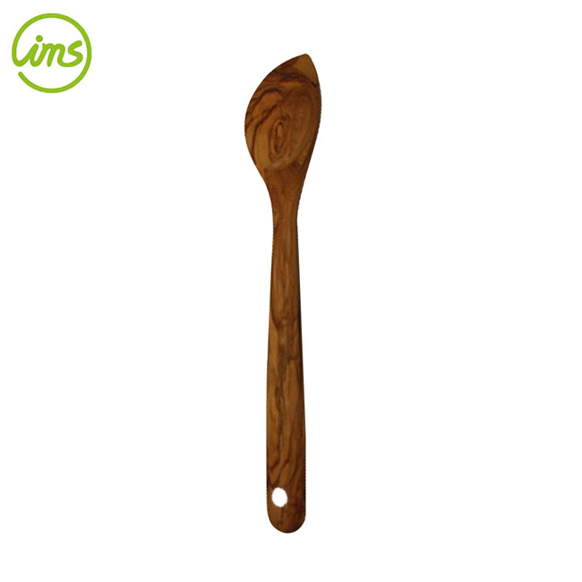 Cuillère d'angle en bois d'olivier